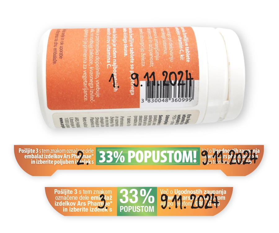 Kupončki za 33 % popust Navodilo za uporabo preko e-pošte